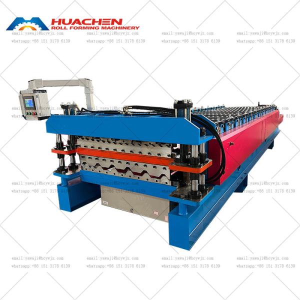 China Metal Corrugated Ibr Zinc Roofing Sheet Double Layer Roll Forming Machine