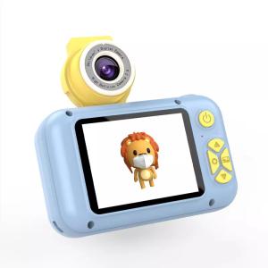 Cheap Auto Focusing Cute Cartoon IPS Screen Rechargeable Filter Photos 1080P Kids' Digital Camera for sale