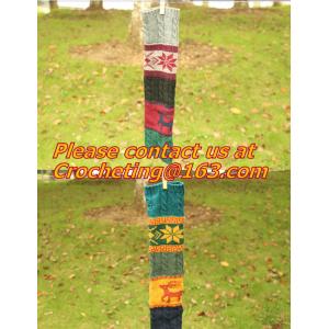 winter leg warmers loose socks wool blend button down pierced decoration boot