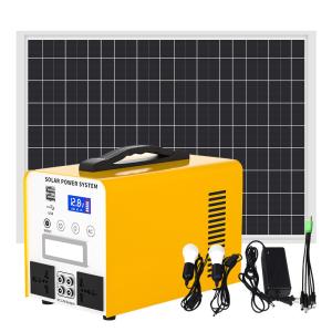 Portable Solar Panel Generator 220V Pure Sine Wave Wireless Charging 250W