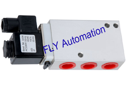 Electromagnetic Actuated 1/2" Herion 2637050,2637250 Inline 5/2 Spool Pneumatic