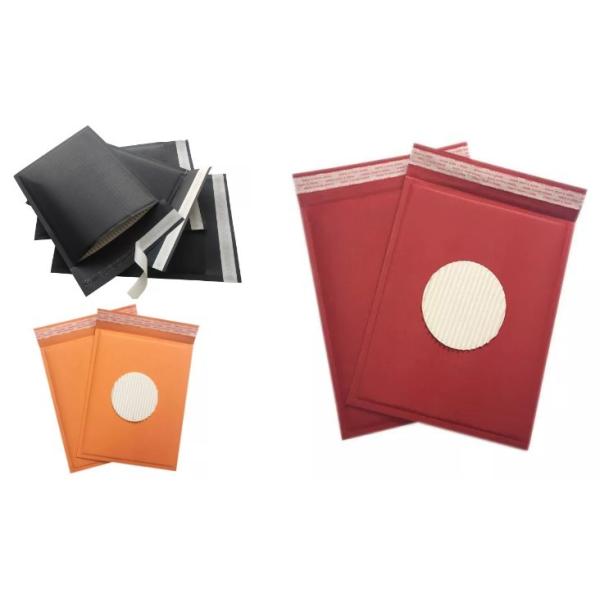 100% Recycled Custom Printing Kraft Bubble Envelopes / Honeycomb Paper