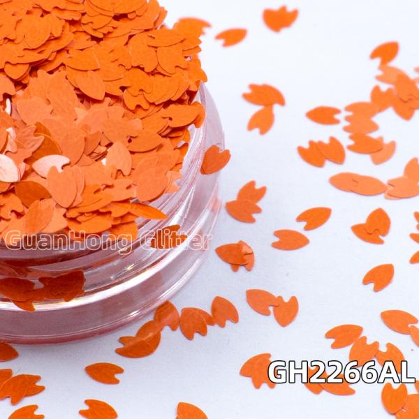 Loose Oil Based Solvent Resistance Glitter Matte Petal Shaped For For Nails Oem