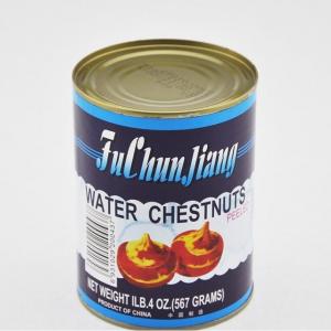 China Sweet 425g 567g Canned Fruits Vegetables Water Chestnut In Syrup on sale