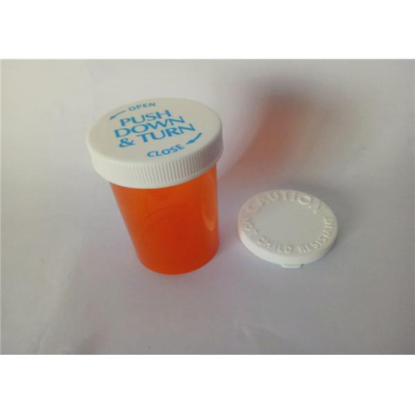 Three Piece Design Child Resistant Containers Moistureproof Multiple Translucent