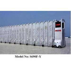 Cheap Folding Aluminum Electric Folding Gates With Mesh Screen / Partition for sale