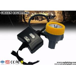 6400mAH Safety Mining Hard Hat Led Lights Semi - Corded Type 8000 Hours Life