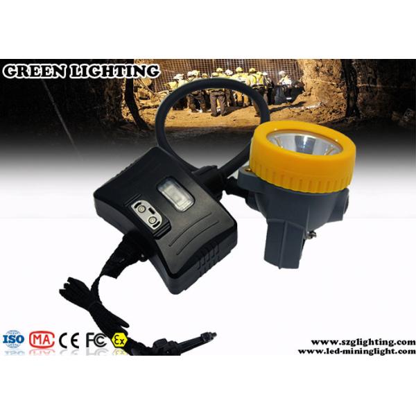 6400mAH Safety Mining Hard Hat Led Lights Semi - Corded Type 8000 Hours Life