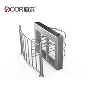 Stainless Steel Security Machinery Half Height Pedestrian Turnstile Gate for