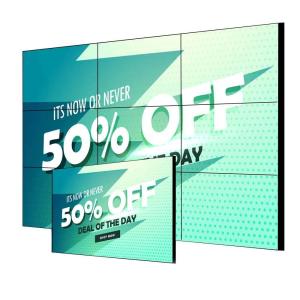 Ultra Narrow Edge UHD LCD Splicing Screen 55 Inch 3.5mm Indoor Video Wall