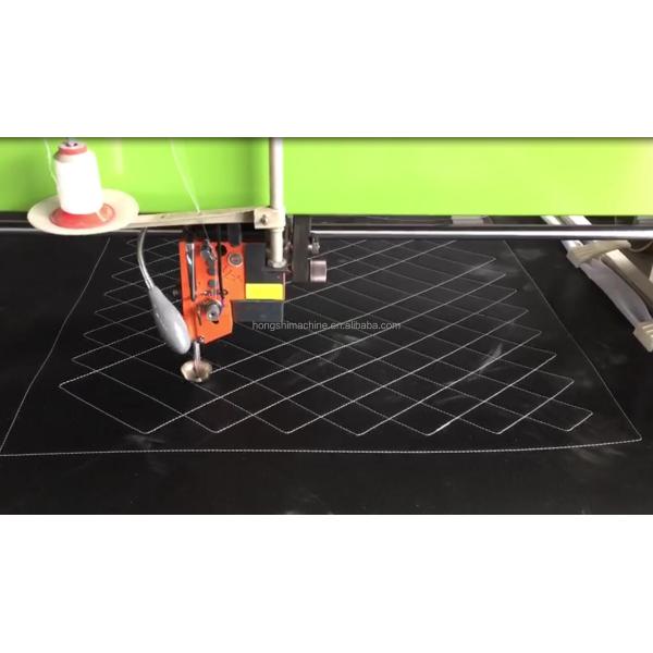 Continuous Type Single Head Quilting Leather Embroidery Machine Fiber Cotton Quilt Cover Core Making Machine