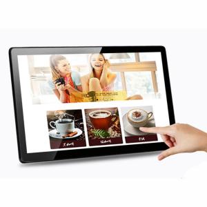 China 18.5 19 inch interactive TFT LCD LED display 10 points capacitive touch screen w/o Android Linux Win10 Debian Ubuntu OS on sale