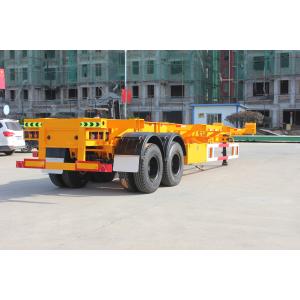 30 tons Max Payload Steel Skeleton Container Semi Trailer for 2 Axles 20ft 40ft