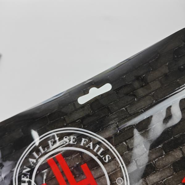 High Quality Custom Printed Glossy Surface Fishing Bait Packaging Plastic Bag 3 Side Seal Bags With Euro Hole