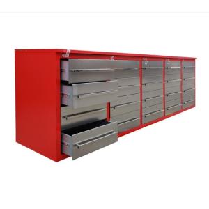 Heavy Duty Stainless Steel Tool Cabinets Workshop Portable Workbench with 20