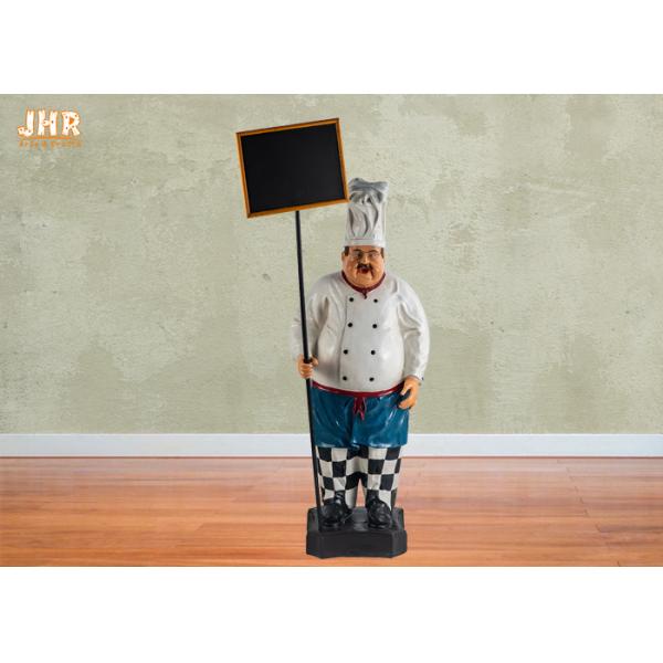 Quality Polyresin Statue Figurine Big Resin Fat Chef Figurines wholesale
