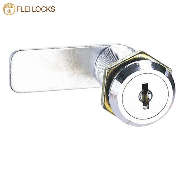 Zinc Alloy Cabinet Box Quarter Turn Cam Lock With Chrome Plating Surface