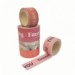 Single Sided Custom BOPP Tape Eco Friendly Kraft Self Adhesive Paper Waterproof