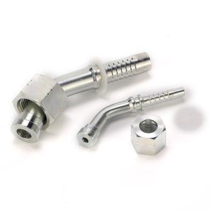 Custom High Pressure Hydraulic Fluid Hose Straight Elbow Pipe Fittings