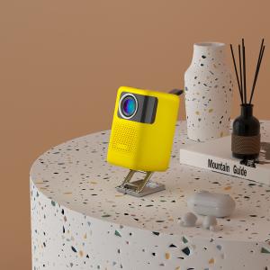 Outdoor Android 720p Home Portable Projector 100 ANSI Lumens With Lift Bracket