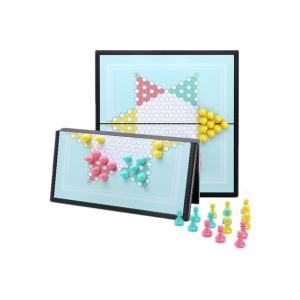 Portable Folding Magnetic Activity Set Travel Magnetic Chess Board Game For Kids