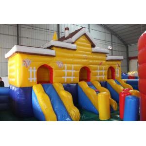 Waterproof Inflatable Funland , Octopus Paradise Kids Inflatable Playground