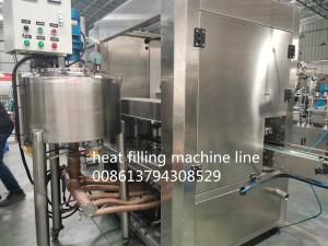 China 3KW 5000 Bottles / Hour Hair Wax Hot Filling Machine on sale
