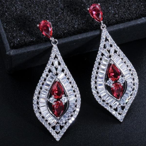 New Designer Stunning Cubic Zirconia Earring Crystal Earring Women Earrings Jewelry Set