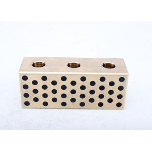 Cam Slider Plate VG2 Self Lubricating Bearings Copper Alloy Graphite Pluged