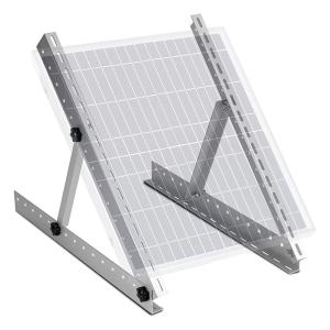 Aluminum 400Lbs Adjustable Solar Panel Adjustable Tilt Mount Long Lifespan