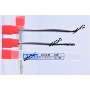 Long end mill , R2*100 , SiN , HRC55 , Ball Nose end mill , Extra Long