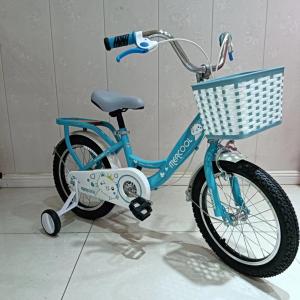 China High Carbon Steel Frame 14 Inch Kids Bike With Smooth Edges Blue Color on sale