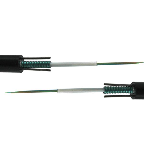 4 / 6 / 8 / 12 Core Direct Burial Singlemode Fiber Optic Cable Armored Parallel