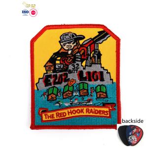 Iron On Embroidered Cloth Patches Customized Shape Chenille Fabric
