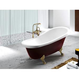 China PMMA Acrylic Free Standing Bathtub Ergonomic Soaking Function SP1711A B on sale