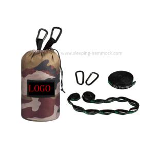 Portable Lightweight Double Camping Hammock , Camouflage Army Surplus Jungle