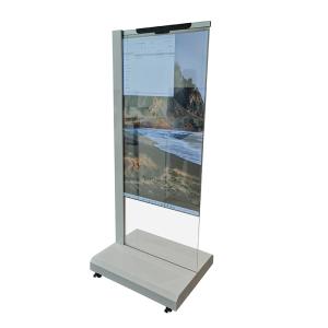 55 inch Transparent OLED Display Kiosk Touch Screen AI Digital Human for