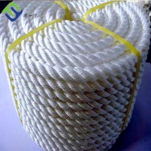 Nylon 3 Strand Hard Twisted Towing Rope 24mmx220m