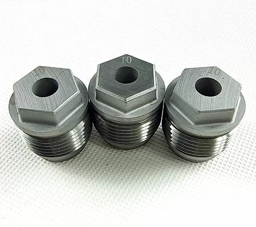 YG6 YG8 Carbide Sandblasting Nozzles For Petroleum Chemical Industry