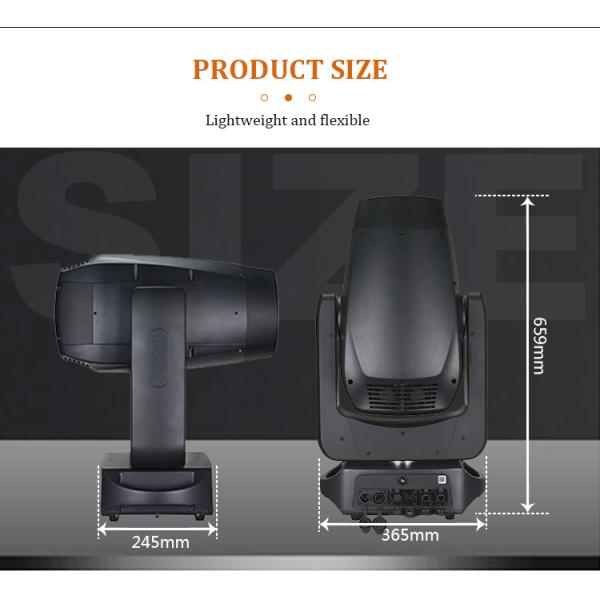 2025 BSW 280W LED Moving Head Stage Light DMX512 Beam Spot Wash 3in1 for DJ Disco Show CMY