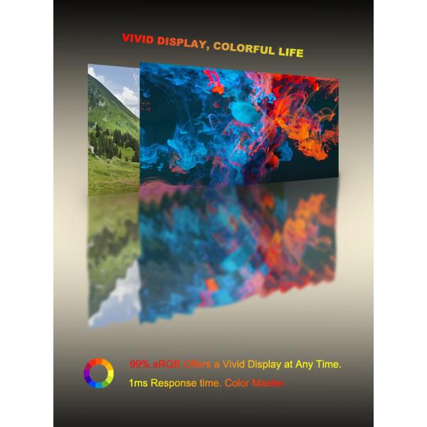 25 Inch PC Gaming Monitor White Color LED 1K Resolution