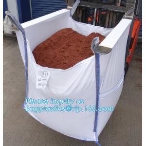 Cheap polypropylene woven plastic jumbo bag pp big bag for sand, building material, 500kg-1000kg PP Woven Jumbo Bag Big Bag wi for sale
