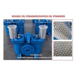 1"-Dn25 Double Oil Strainers Model AS16050 Cb/T425 Body Cast Iron Filter