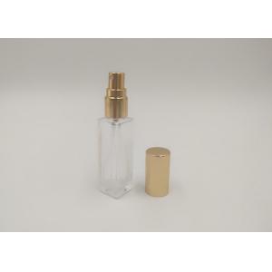 Square 10ml Travel Perfume Bottle , Refillable Perfume Atomiser Transparent