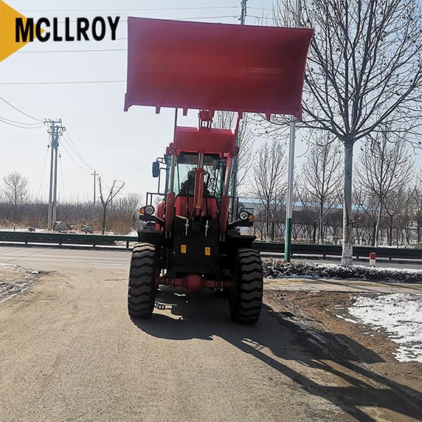 Quality Multipurpose 1.5 Ton Wheel Loader , Small End Loader 1800kg Rate Load wholesale