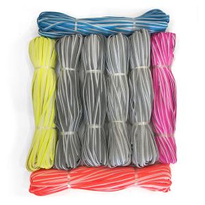 China Fabric Tape Sew On Reflective Piping Edging Braid Trim For Safety Clothing on sale