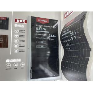 XSCM-520-T Solar Tile 580W Hexagon 23.5% Black and White Glass Tile BIPV Solar