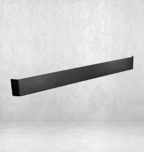 Quality 10X20mm Kitchen Wardrobe Black Matt Stainless Steel Pull Handrails wholesale