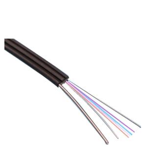 Telecommunication ISO9001 Dual Core Cable Aramid Yarn With LSZH Jacket FTTH