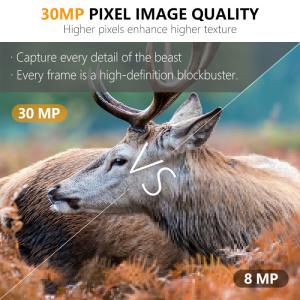 Dual lens hidden camera KW696 OEM/ODM 0.4s trigger 1080P/30MP waterproof IP67 100ft night range for wildlife hunting